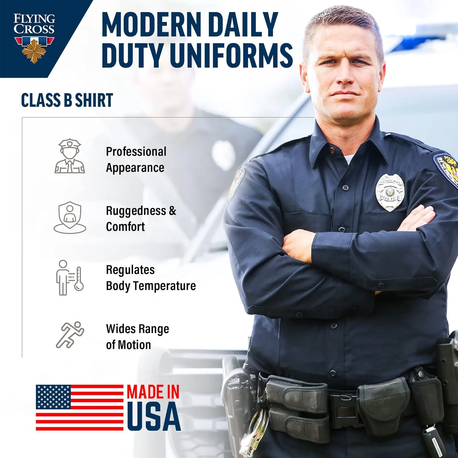 FLYING CROSS FX S.T.A.T. Men's Class B Long Sleeve Shirt