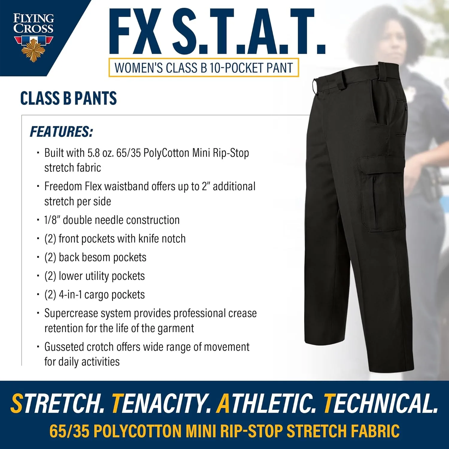 FLYING CROSS FX STAT Women's Class B 10-Pocket Duty Pants