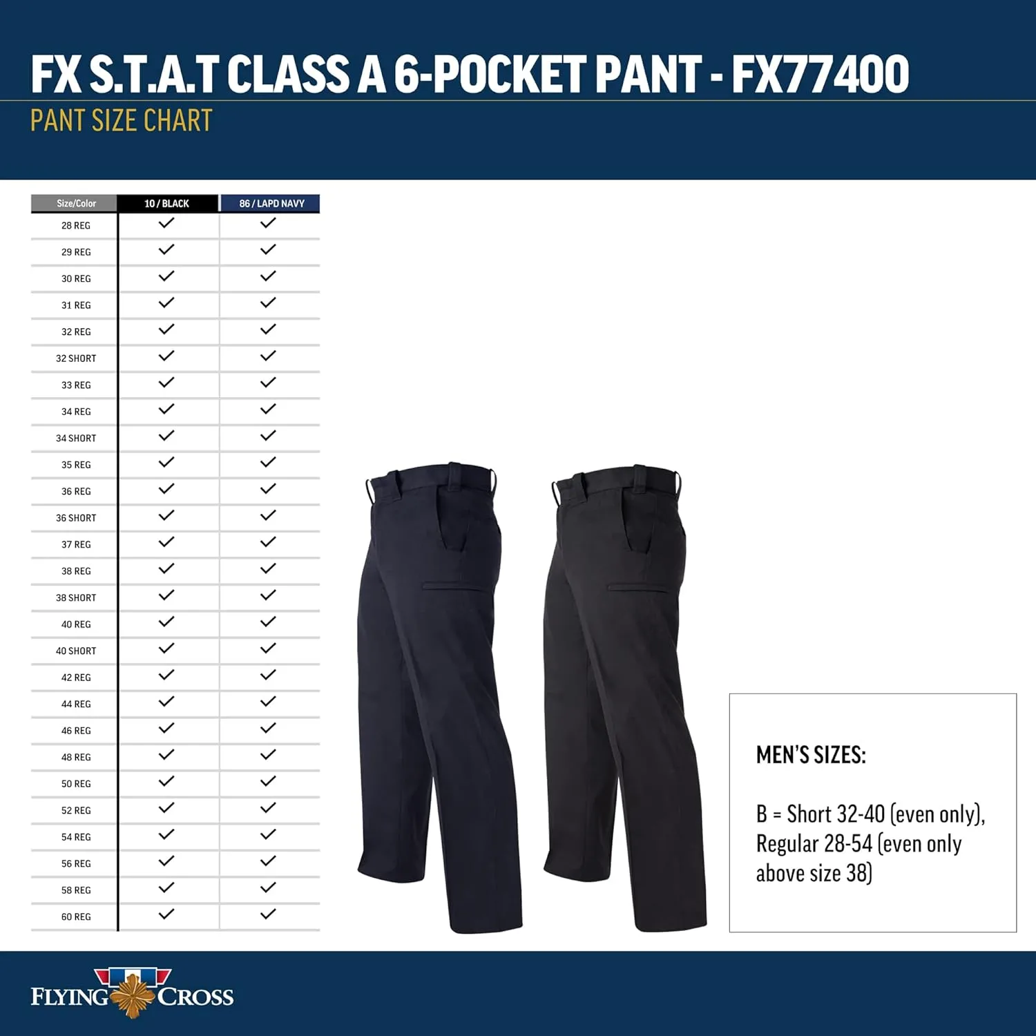 FLYING CROSS FX STAT Mens Class A 6-Pocket Pant
