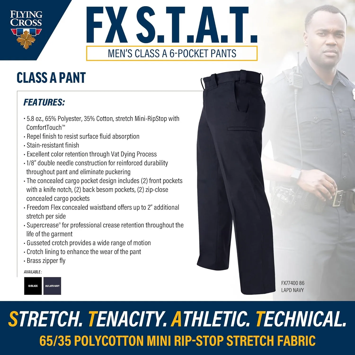 FLYING CROSS FX STAT Mens Class A 6-Pocket Pant