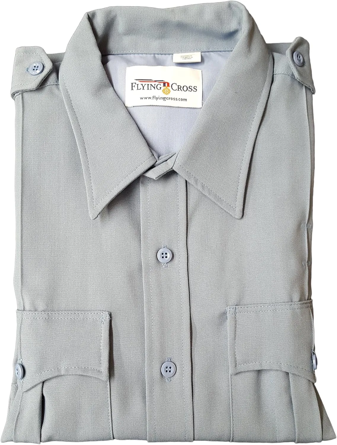 FLYING CROSS Deluxe Tropical Short Sleeve Shirt w/ Convertible Sport Collar