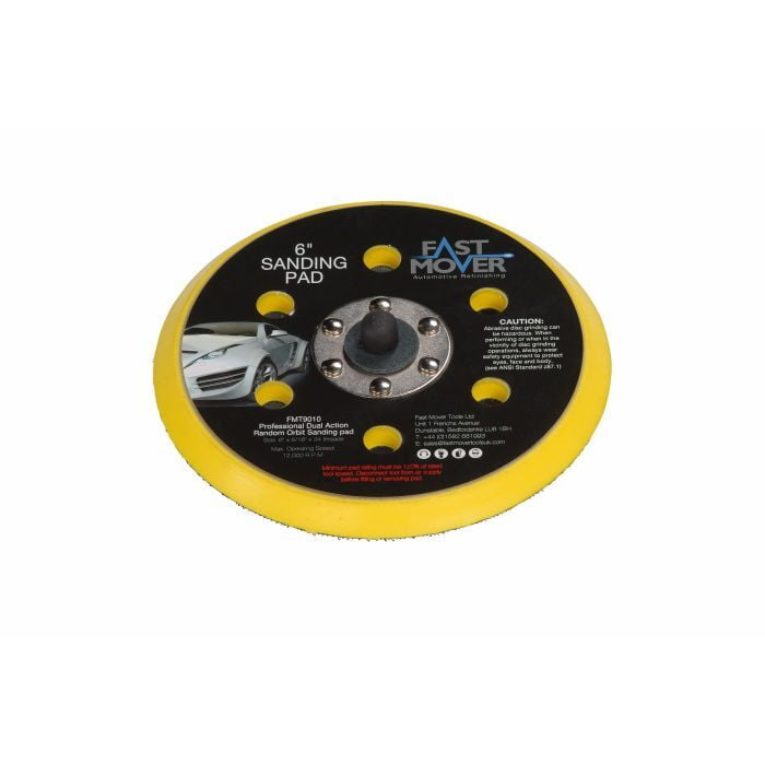 150mm Backing Pad for Orbital Sander (6 holes) 150mm Backing Pad for Orbital Sander (6 holes)