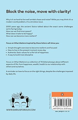 Focus on What Matters: A Collection of Stoic Letters on Living Well