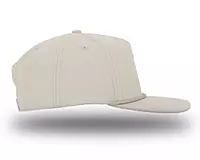 Custom 5 Panel Ribbit Rope Hats (Leatherette Patch)