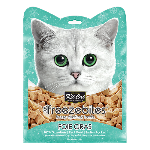 Kit Cat Freezebites Dried Foie Gras (Duck Liver) 20g Cat Treat Kit Cat Freezebites Dried Foie Gras (Duck Liver) 20g Cat Treat