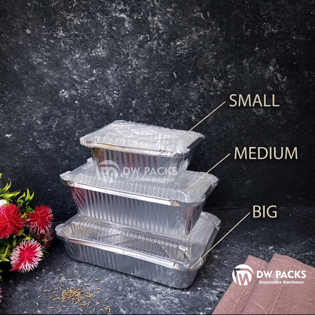 ALUMINUM FOIL PLATE WITH CLEAR PLASTIC LID