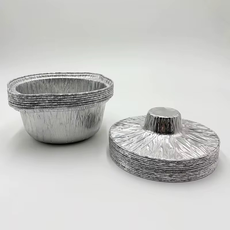 ALUMINUM FOIL POT WITH FOIL LID (2 LITRES/3.5 LITRES)