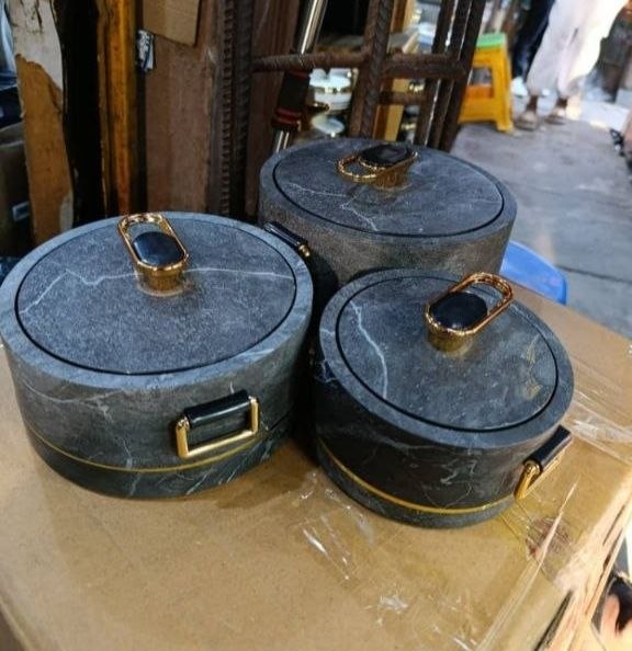3 PIECES FOOD WARMER 800ml -1200ml -1700m