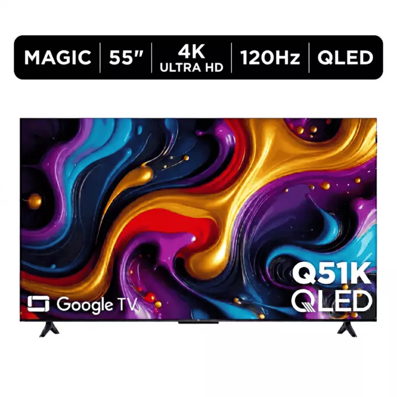 MAGIC 55" Premium 4k 120hz QLED Google TV PRO+ MGP55DT24QT2H120/GOOGLE
