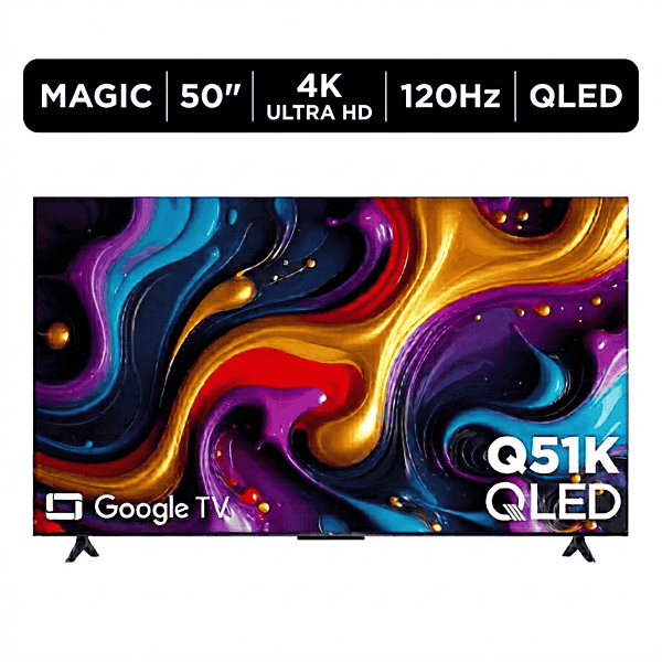 MAGIC 50" Premium QLED 4k 120hz Google TV PRO+ MGP50DT24QT2H120/GOOGLE