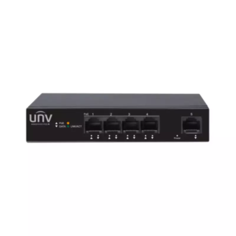 UNV 4-port, 1 Uplink port PoE Switch NSW2010-5GT-POE-IN
