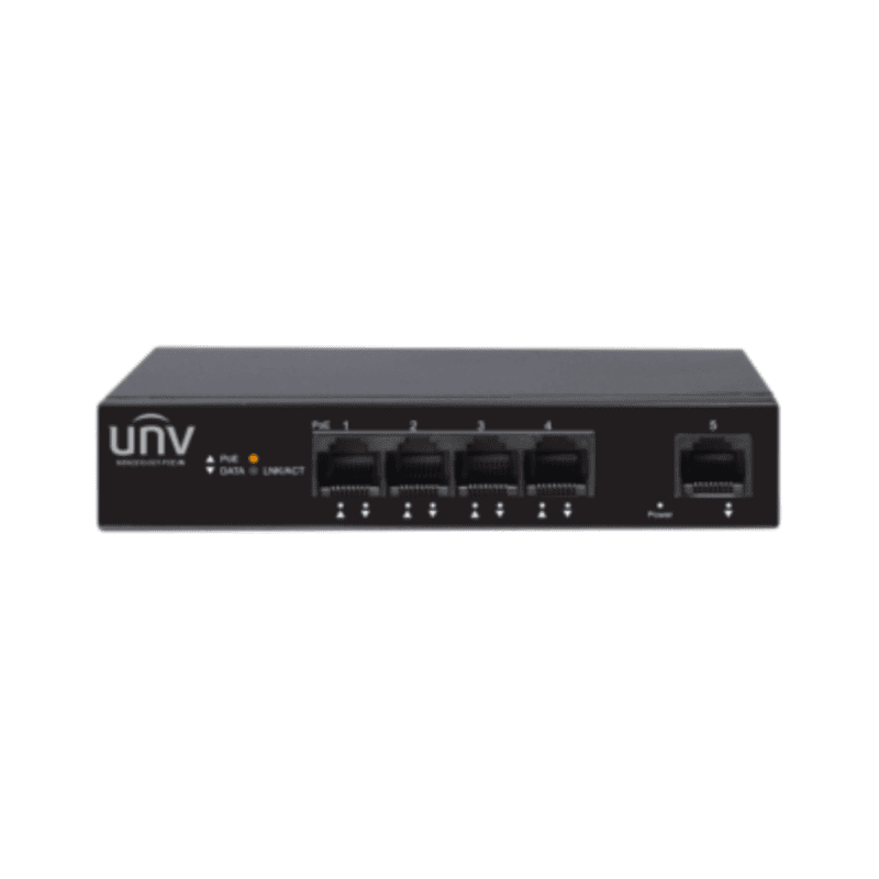 UNV 4-port, 1 Uplink port PoE Switch NSW2010-5GT-POE-IN