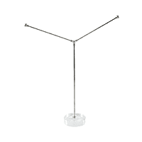 Double flag stand crystal