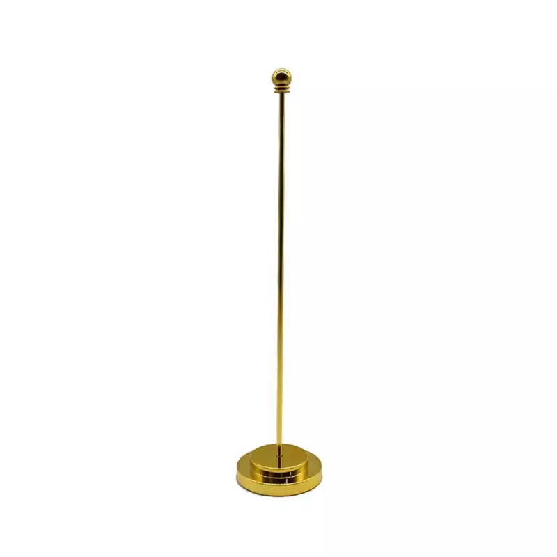 Gold flag stand 30CM
