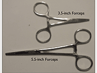 3.5-inch and 5.5-inch forceps