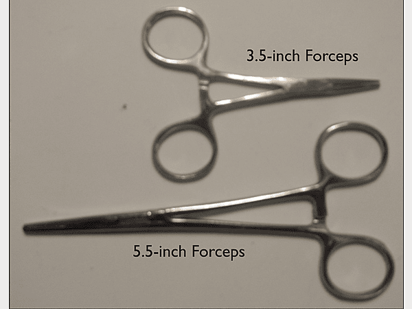 3.5-inch and 5.5-inch forceps