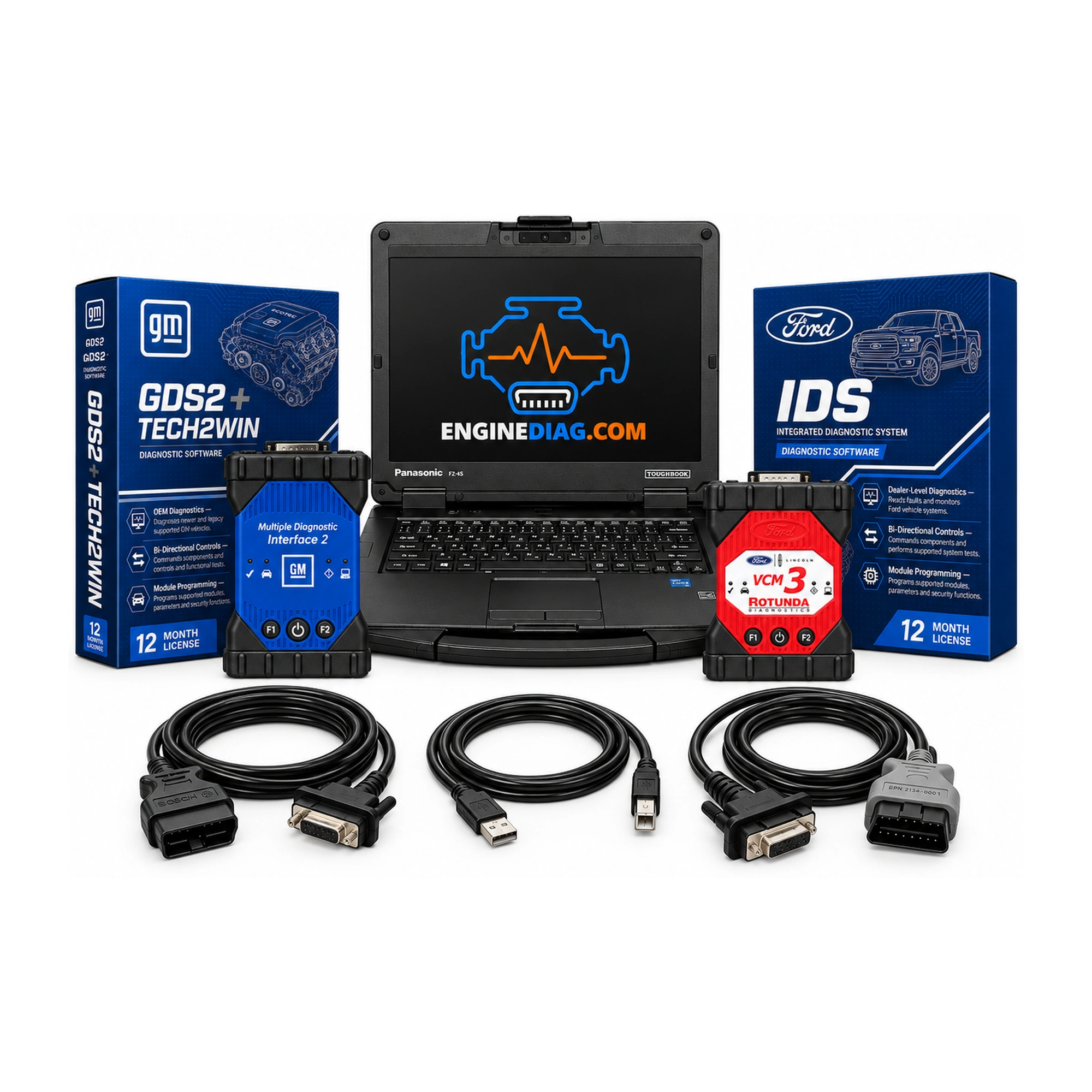 Ford + GM Dual Diagnostic Kit