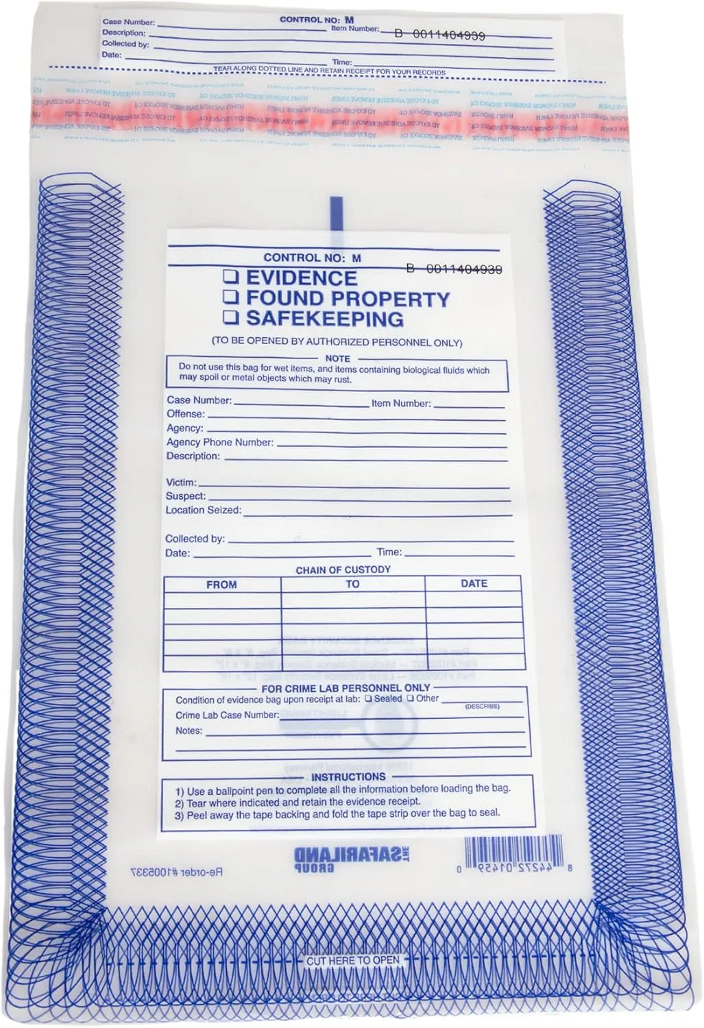 Forensics Source Evidence Security Bags