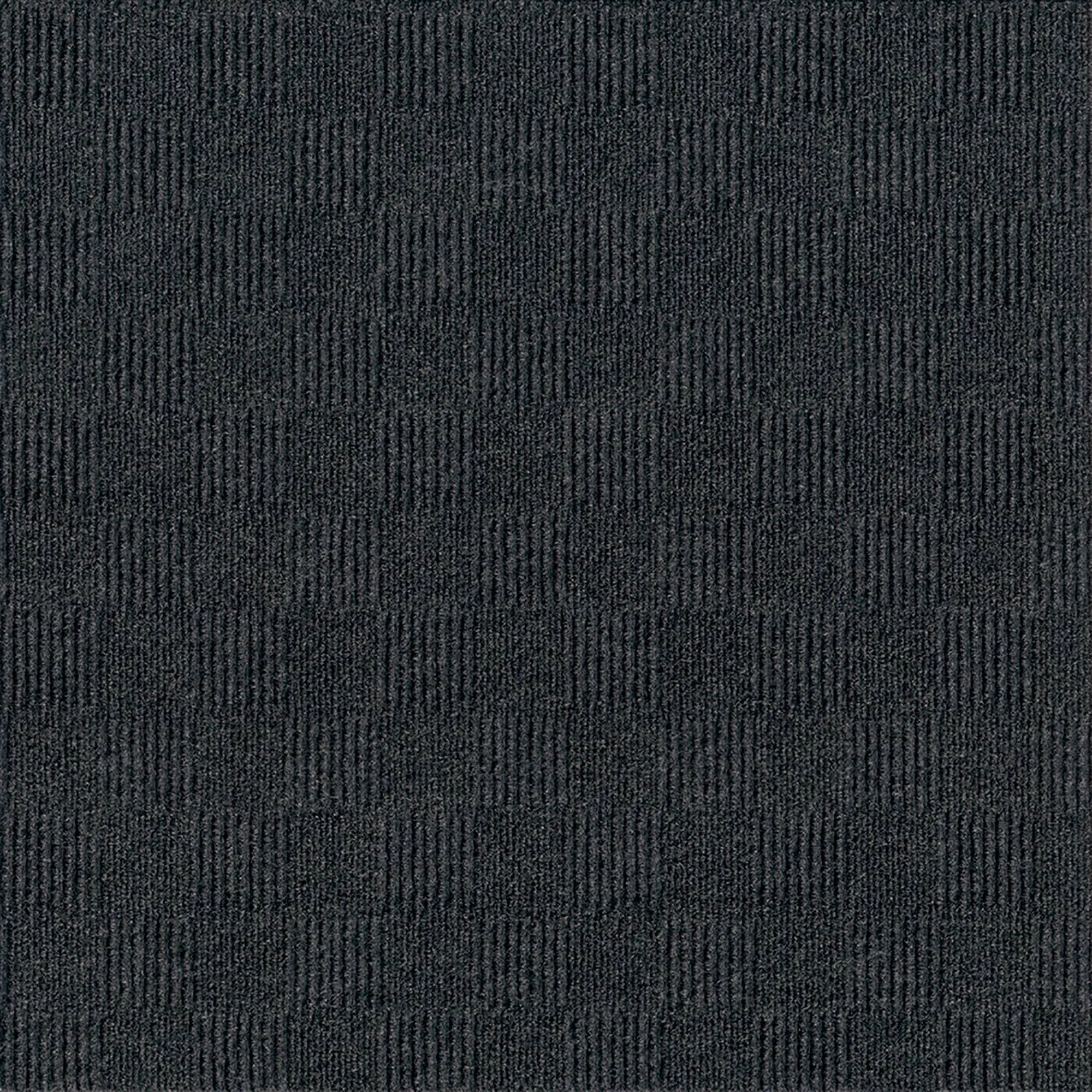 Foss Floors Crochet Peel & Stick Carpet Tiles, 24in x 24in, Black Ice, Set Of 15 Tiles