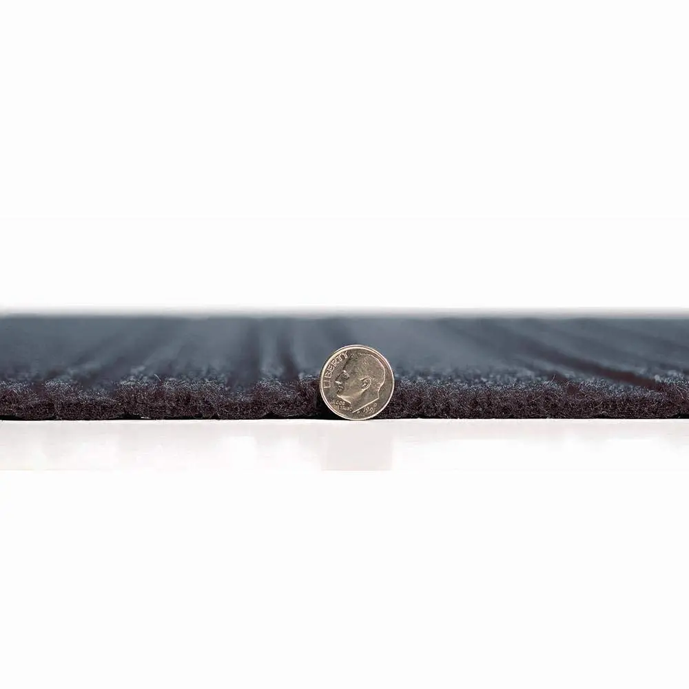 Foss Peel and Stick First Impressions Barcode Rib O. Blue 24 in. x 24 in. Commercial Carpet Tile (15 Tiles/Case)