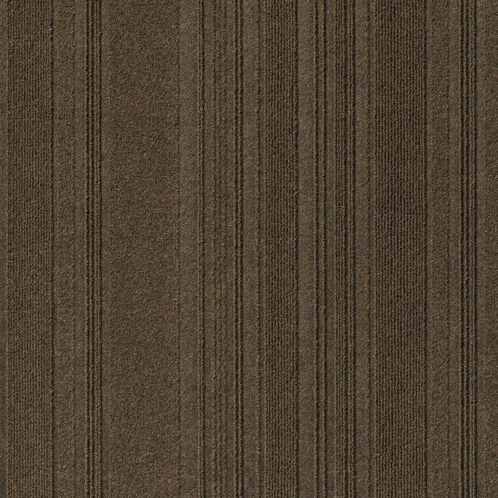 Foss Peel and Stick First Impressions Barcode Black Ice 24 in. x 24 in. Commercial Carpet Tile (15 Tiles/Case)