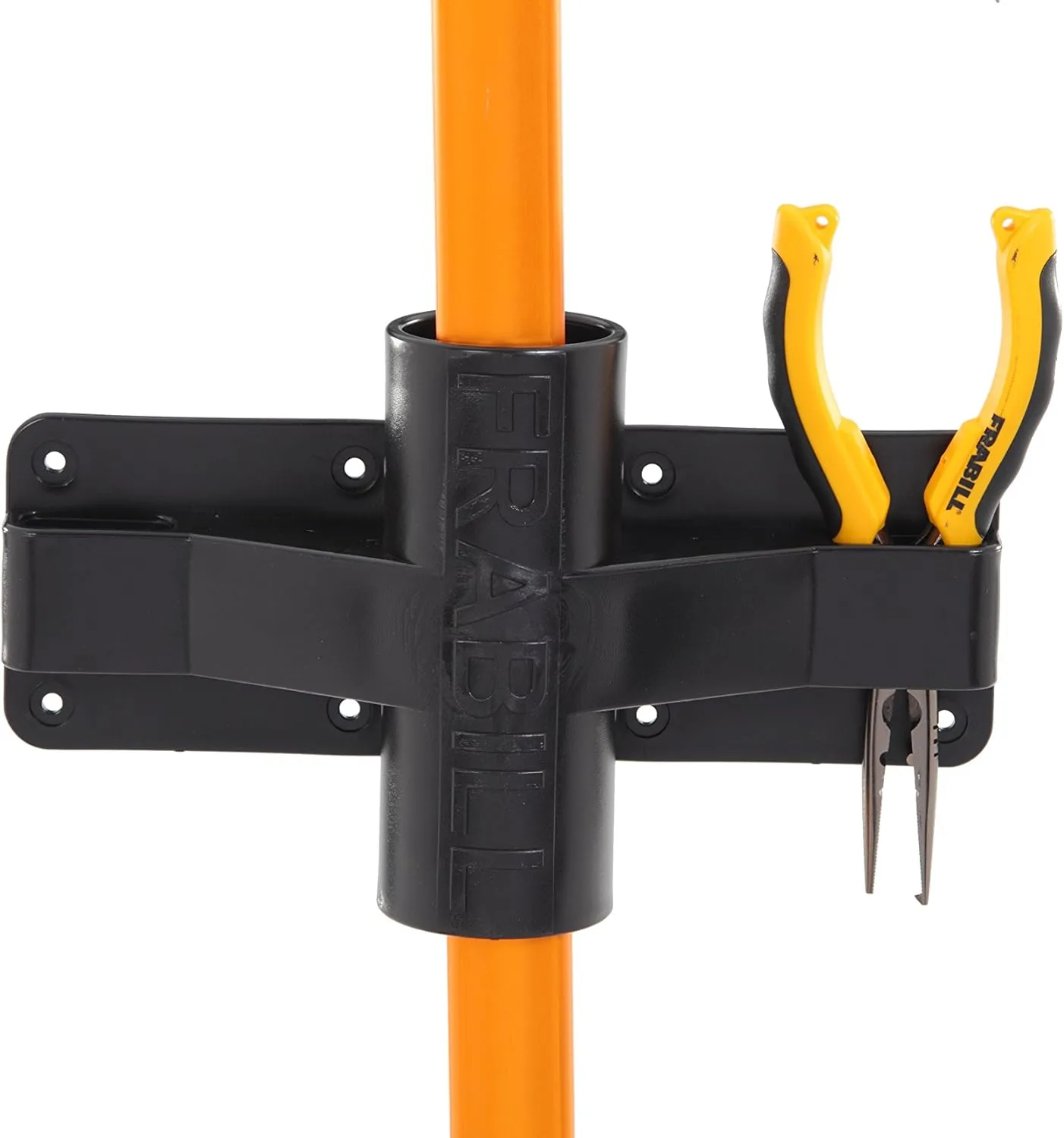 Frabill Net/Gaff Holder | Durable Fishing Net and Tools Holder | Easily Mounts on Boat Docks and Walls for Convenient