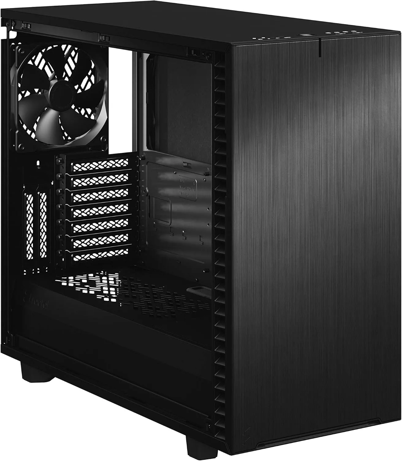 Fractal Design Define 7 Black Solid Brushed Aluminum/Steel E-ATX Mid Tower Computer Case