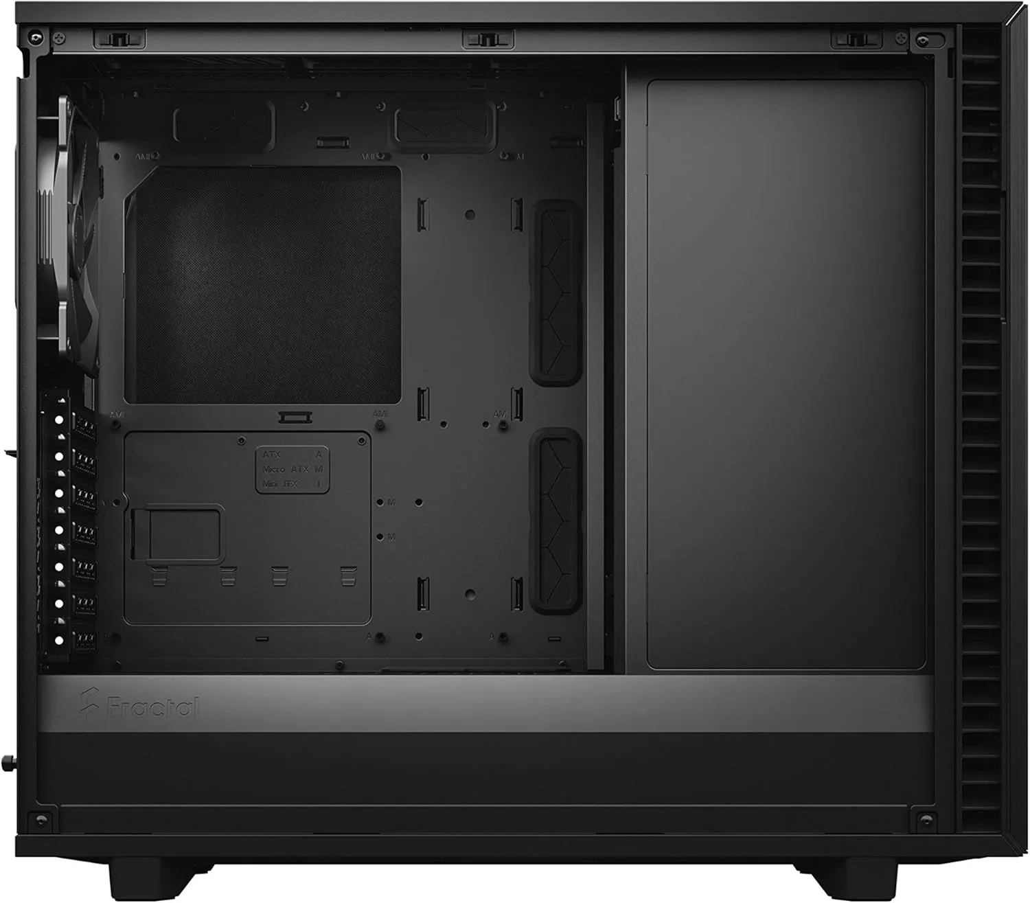 Fractal Design Define 7 Black Solid Brushed Aluminum/Steel E-ATX Mid Tower Computer Case