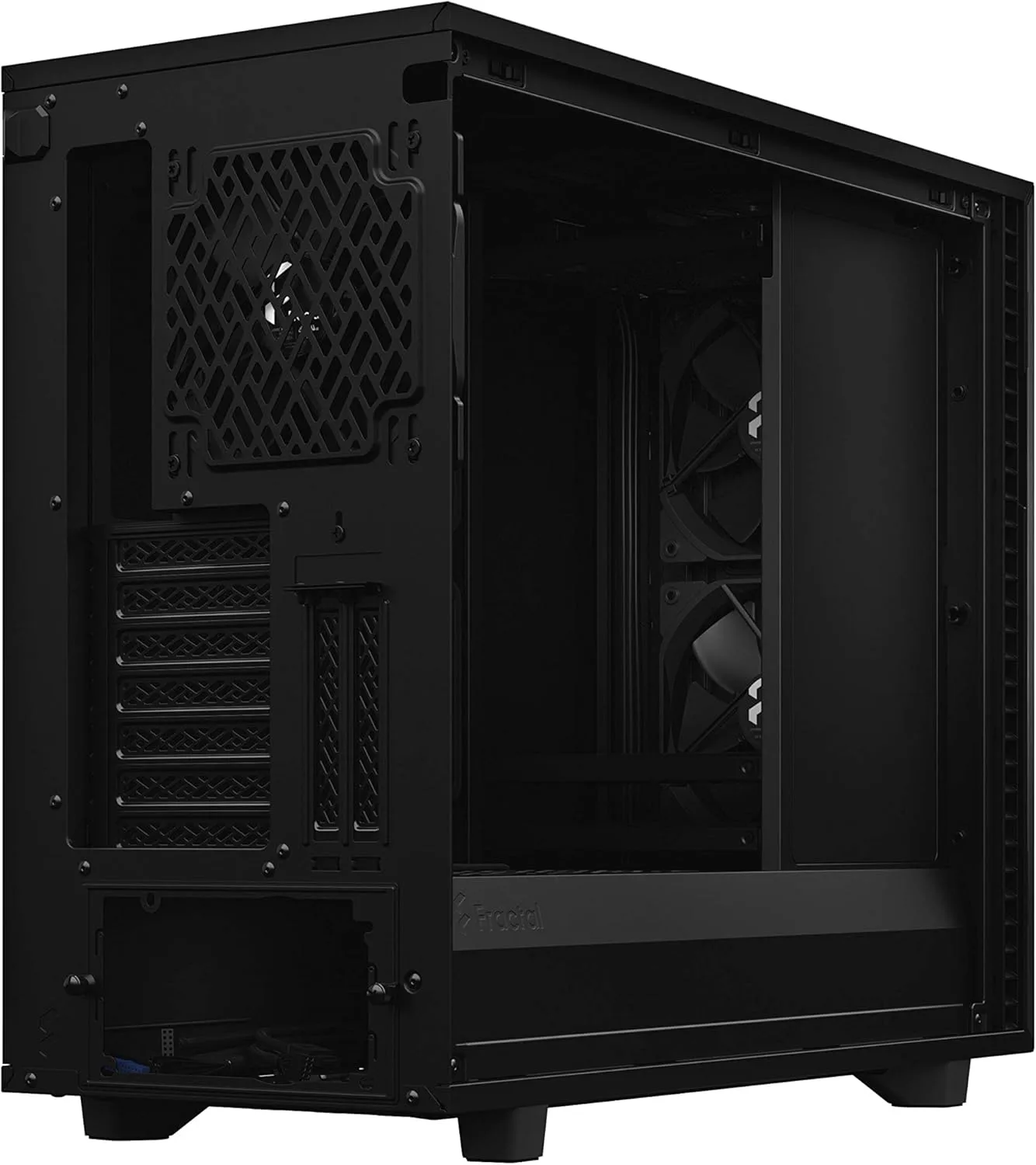 Fractal Design Define 7 Black Solid Brushed Aluminum/Steel E-ATX Mid Tower Computer Case