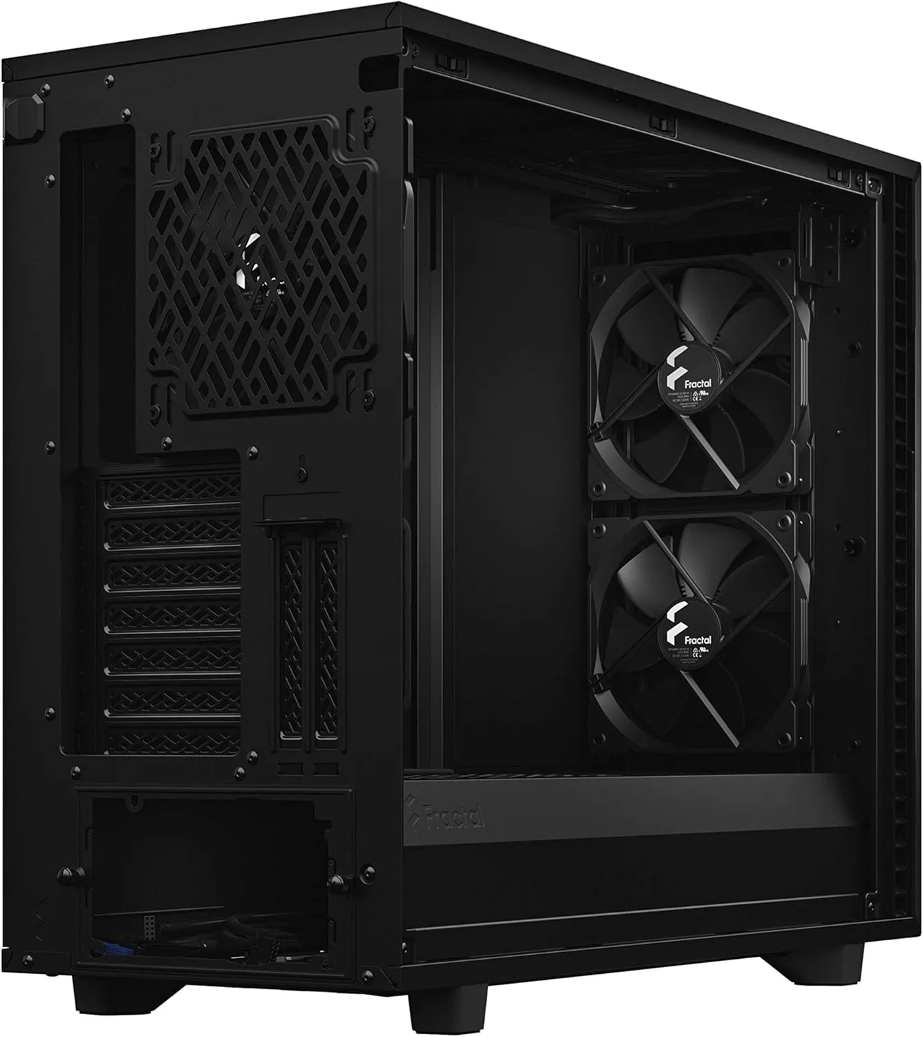 Fractal Design Define 7 Black Solid Brushed Aluminum/Steel E-ATX Mid Tower Computer Case