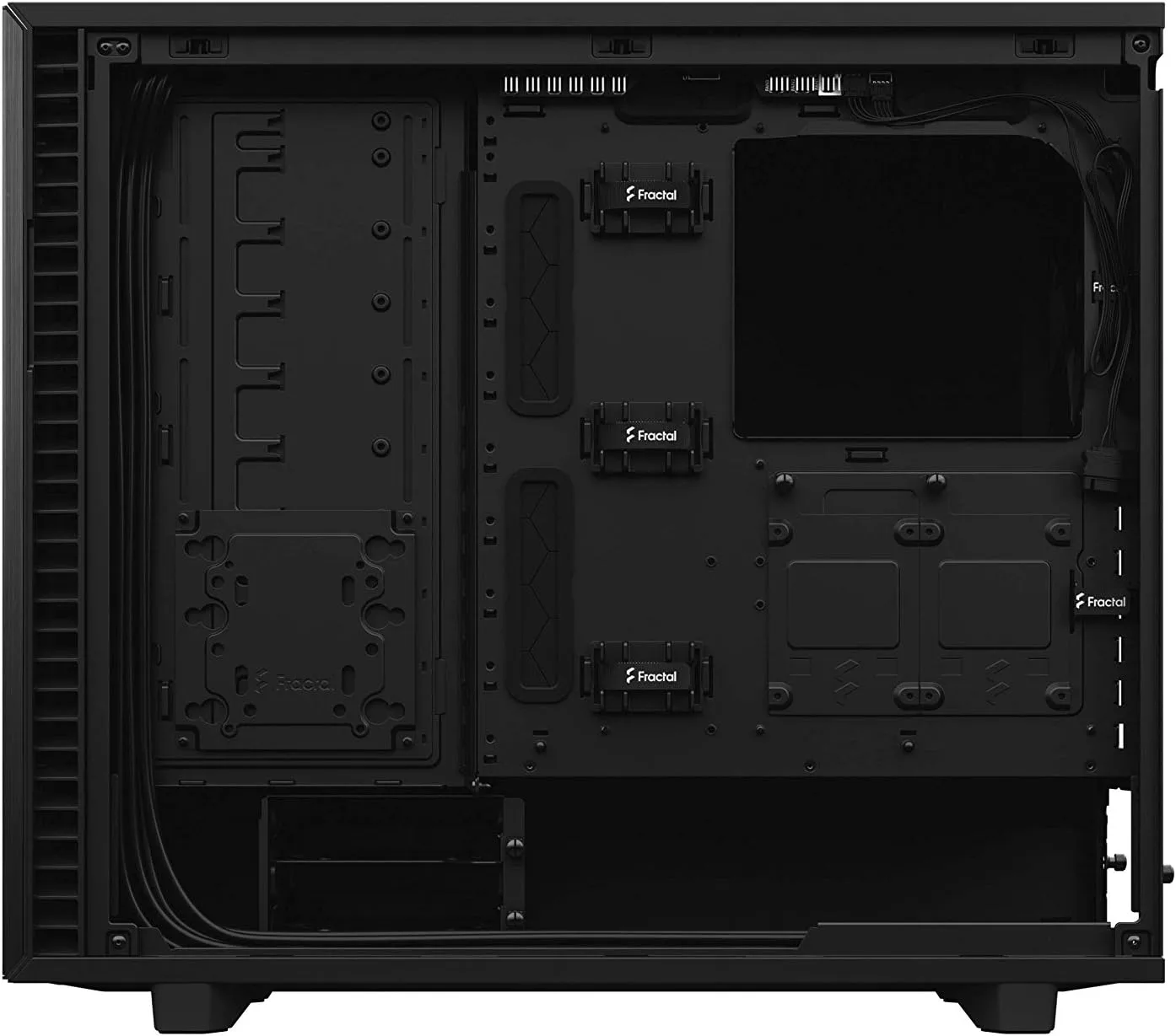 Fractal Design Define 7 Black Solid Brushed Aluminum/Steel E-ATX Mid Tower Computer Case