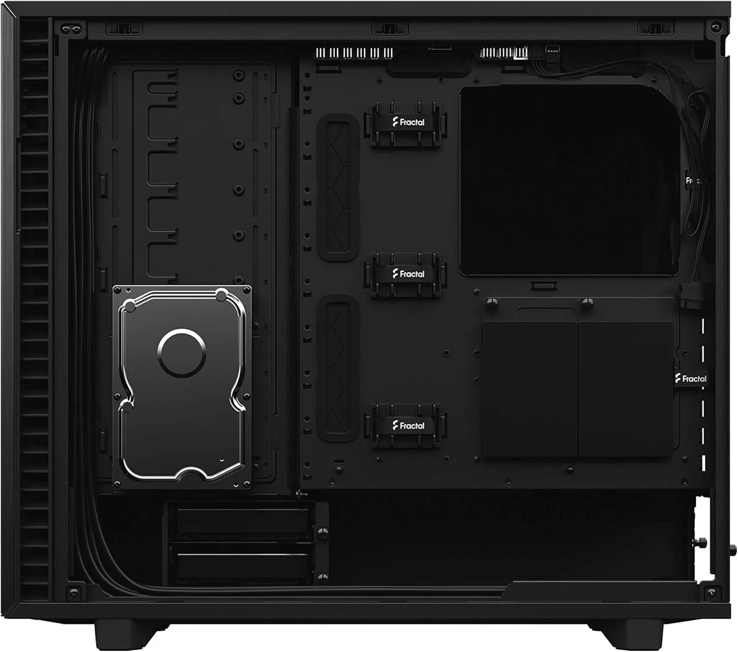 Fractal Design Define 7 Black Solid Brushed Aluminum/Steel E-ATX Mid Tower Computer Case