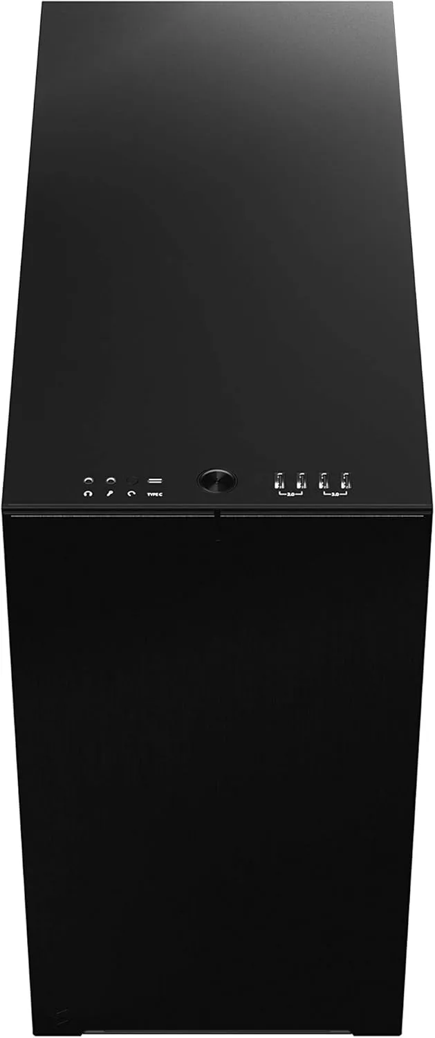 Fractal Design Define 7 Black Solid Brushed Aluminum/Steel E-ATX Mid Tower Computer Case