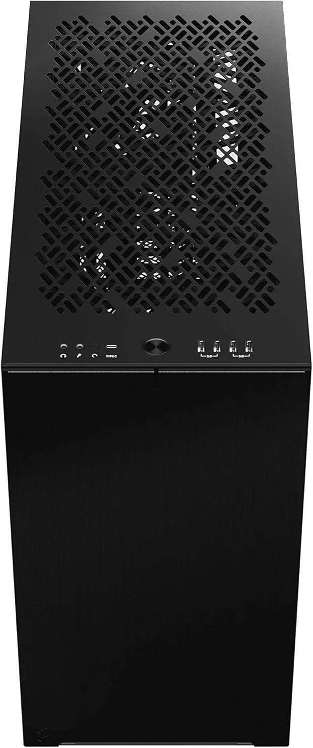 Fractal Design Define 7 Black Solid Brushed Aluminum/Steel E-ATX Mid Tower Computer Case