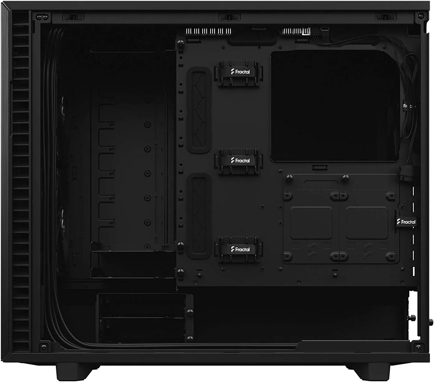 Fractal Design Define 7 Black Solid Brushed Aluminum/Steel E-ATX Mid Tower Computer Case