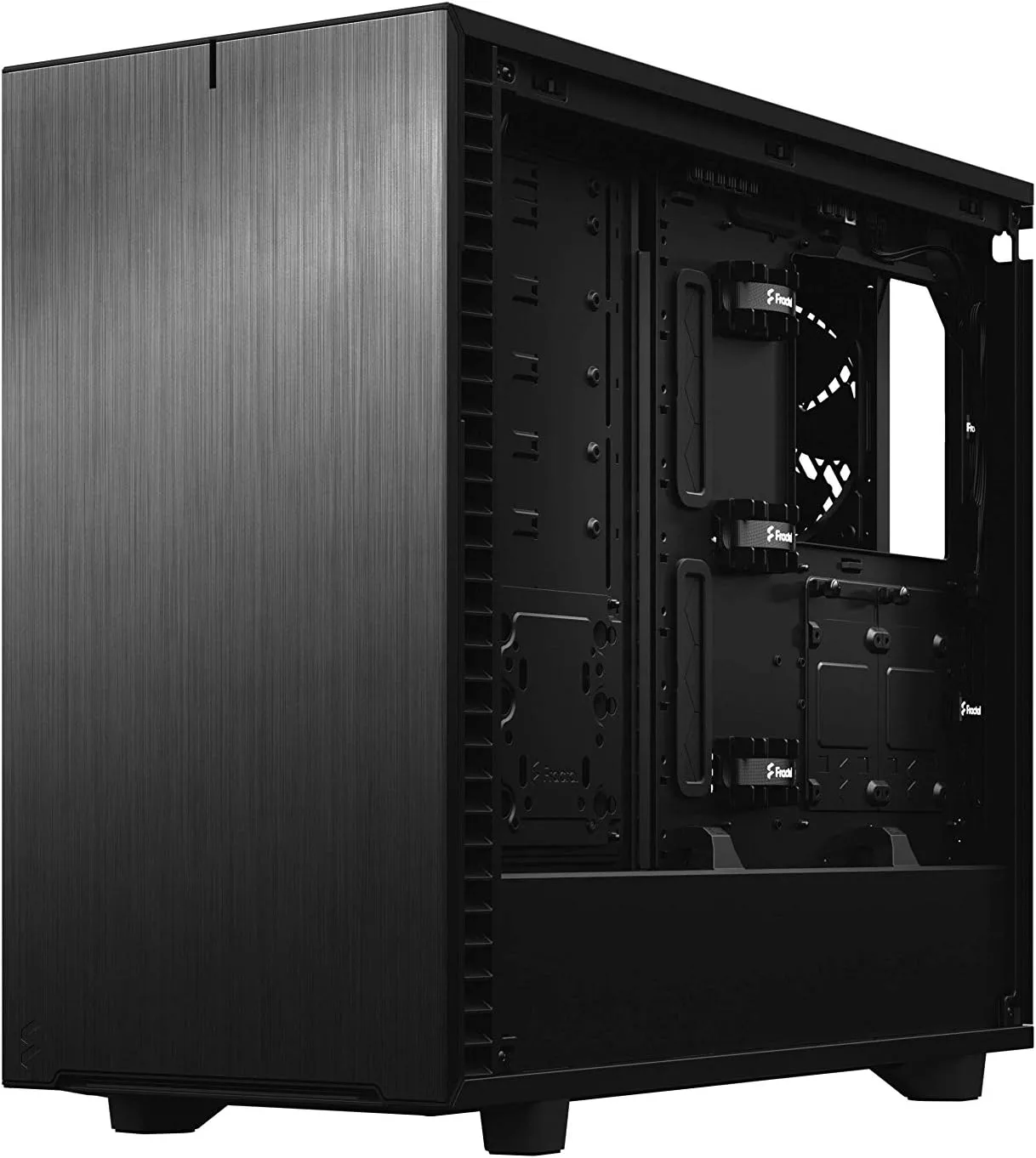 Fractal Design Define 7 Black Solid Brushed Aluminum/Steel E-ATX Mid Tower Computer Case