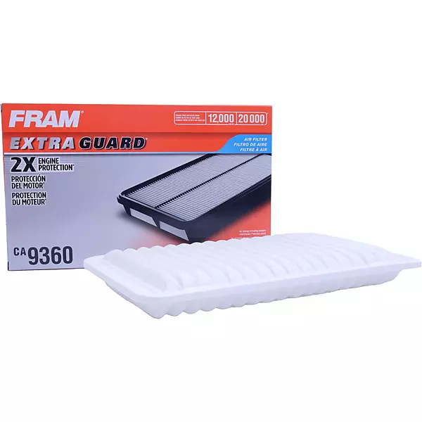 FRAM Extra Guard CA9360 Replacement Engine Air Filter for Select Lexus and Toyota Models, Provides Up to 12 Months or 12,000 Miles Filter Protection 1 Count (Pack of 1)
