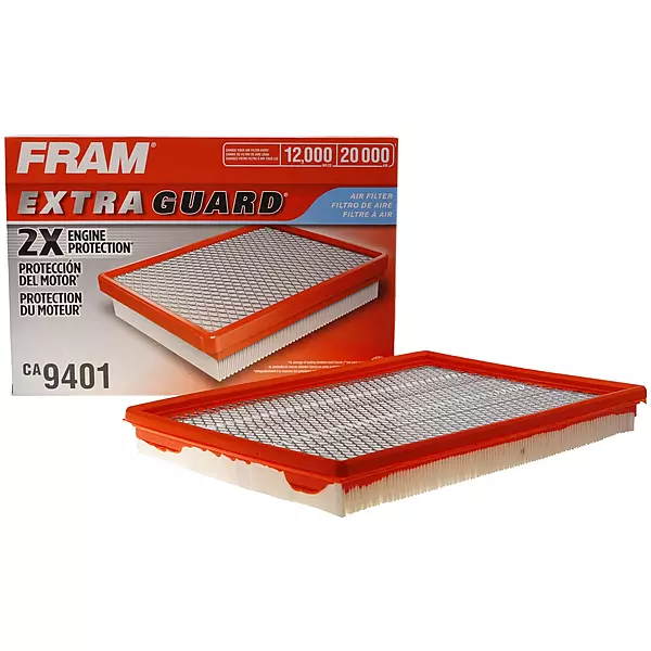 FRAM Extra Guard CA9401 Replacement Engine Air Filter for Select Chrysler, Dodge and Ram Models, Provides Up to 12 Months or 12,000 Miles Filter Protection Normal Extra Guard