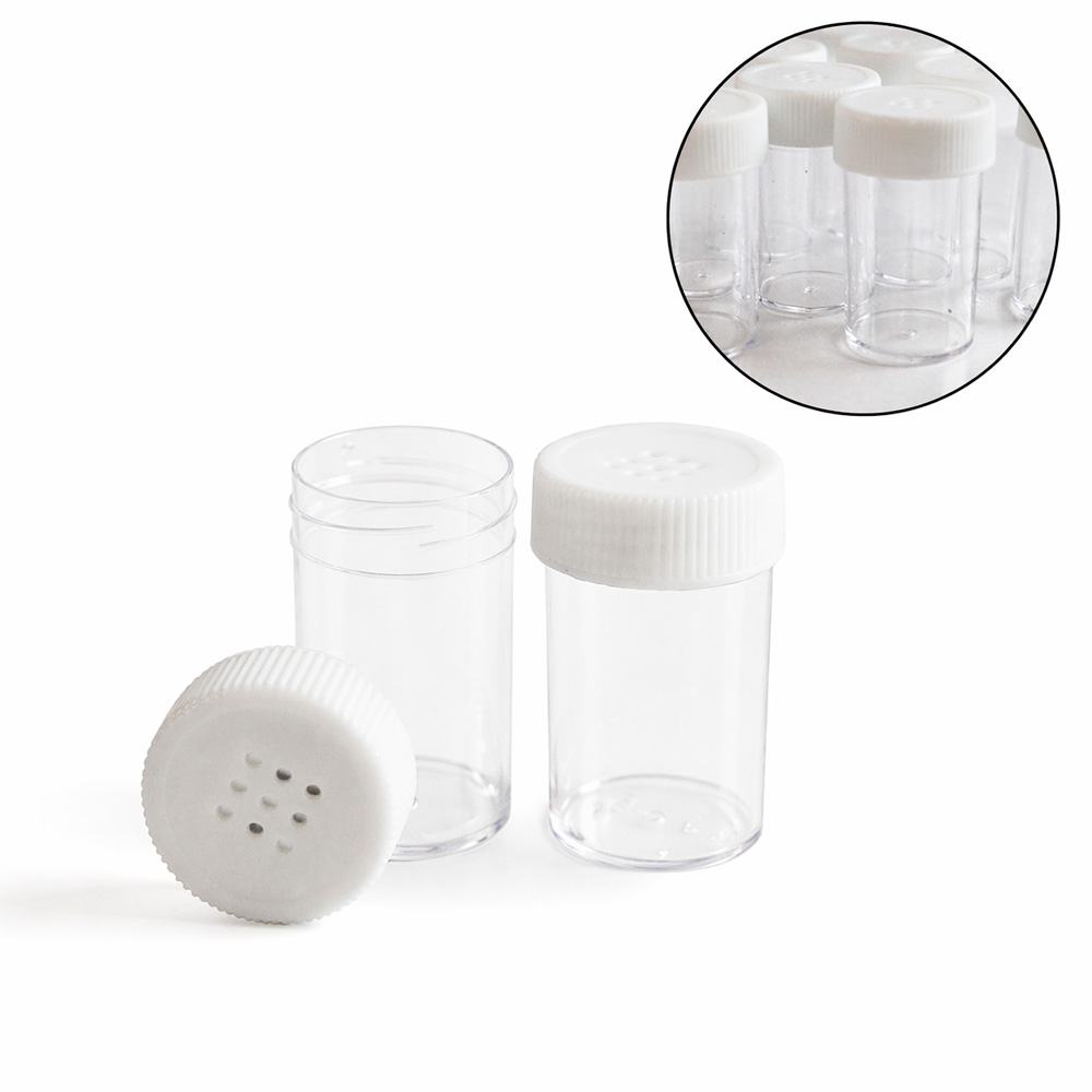 Frasco Plastico Corto 20 Grs Pqt*100 Unidad