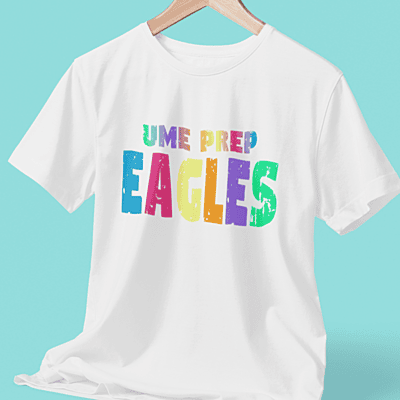 Neon Eagles Lettering