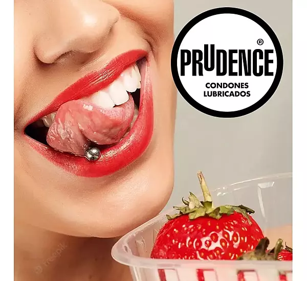 Prudence Sabor y Aroma Fresa C/100