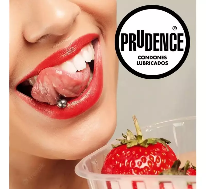 Prudence Sabor y Aroma Fresa C/100
