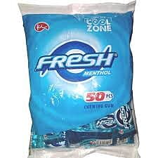 FRESH MENTHOL CHEWING GUM 14G