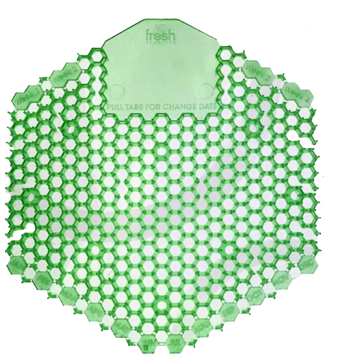 Fresh Products Wave 3D Urinal Screen Green Cucumber Melon Scent 10 / bx