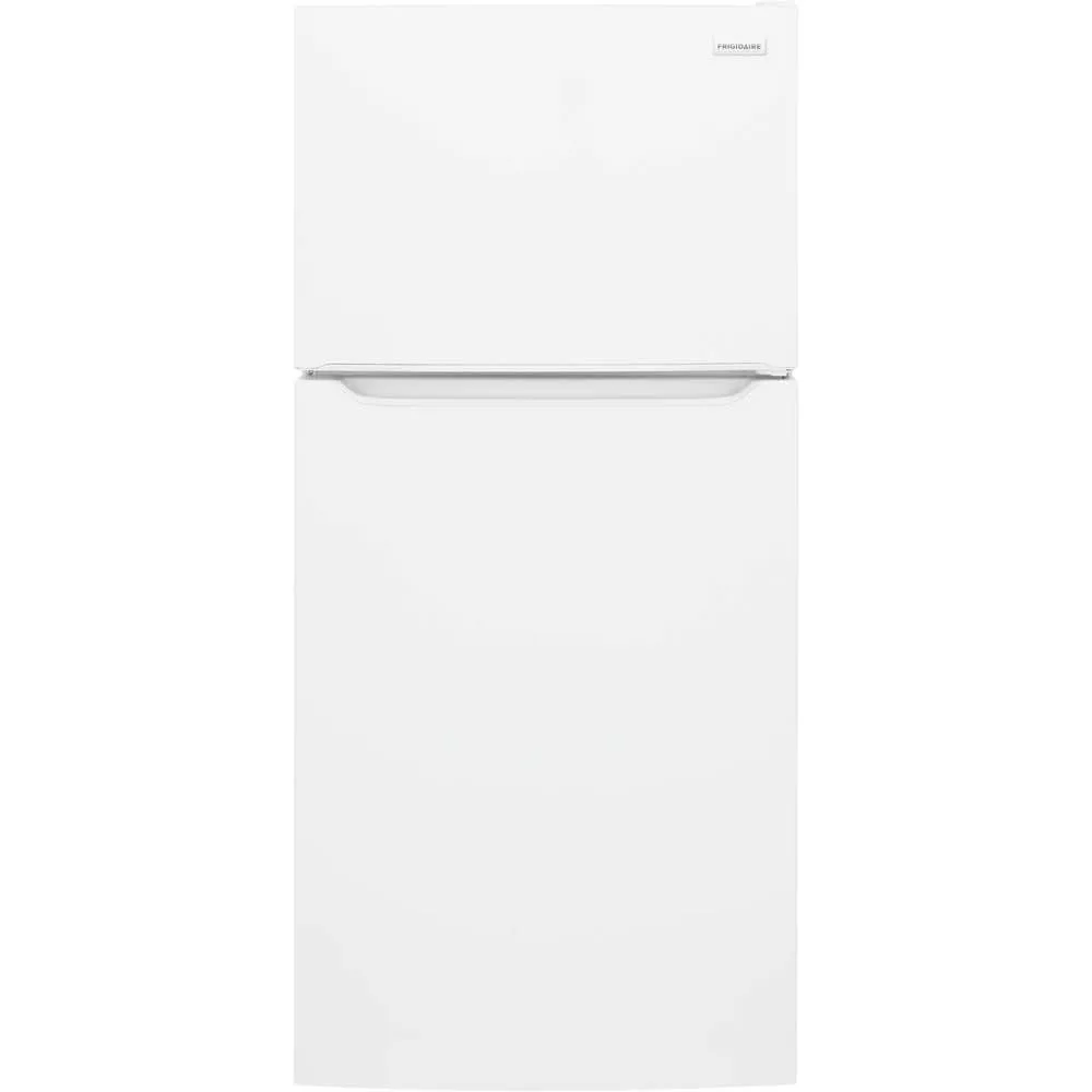 Frigidaire FFTR2045V 30 Inch Wide 20 Cu. Ft. Top Freezer Refrigerator with Crisper Bins and LED Lights - White