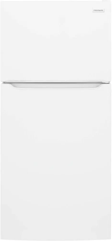 Frigidaire FFTR2045V 30 Inch Wide 20 Cu. Ft. Top Freezer Refrigerator with Crisper Bins and LED Lights - White