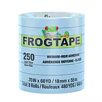 FROGTAPE 250 Moderate Temperature Performance Grade Masking Tape, Medium-High Adhesion