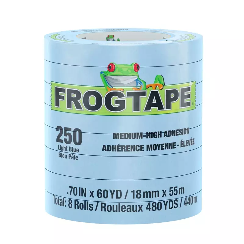 FROGTAPE 250 Moderate Temperature Performance Grade Masking Tape, Medium-High Adhesion