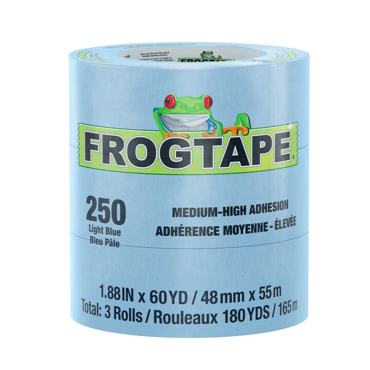 FROGTAPE 250 Moderate Temperature Performance Grade Masking Tape, Medium-High Adhesion