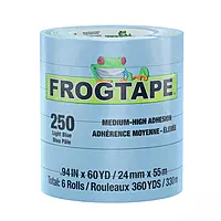FROGTAPE 250 Moderate Temperature Performance Grade Masking Tape, Medium-High Adhesion